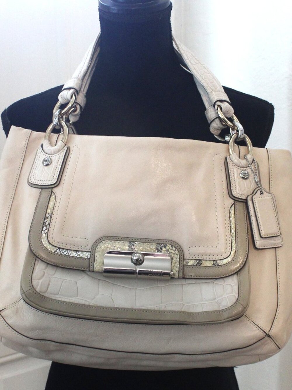Coach Kristin Spectator Leather Tote